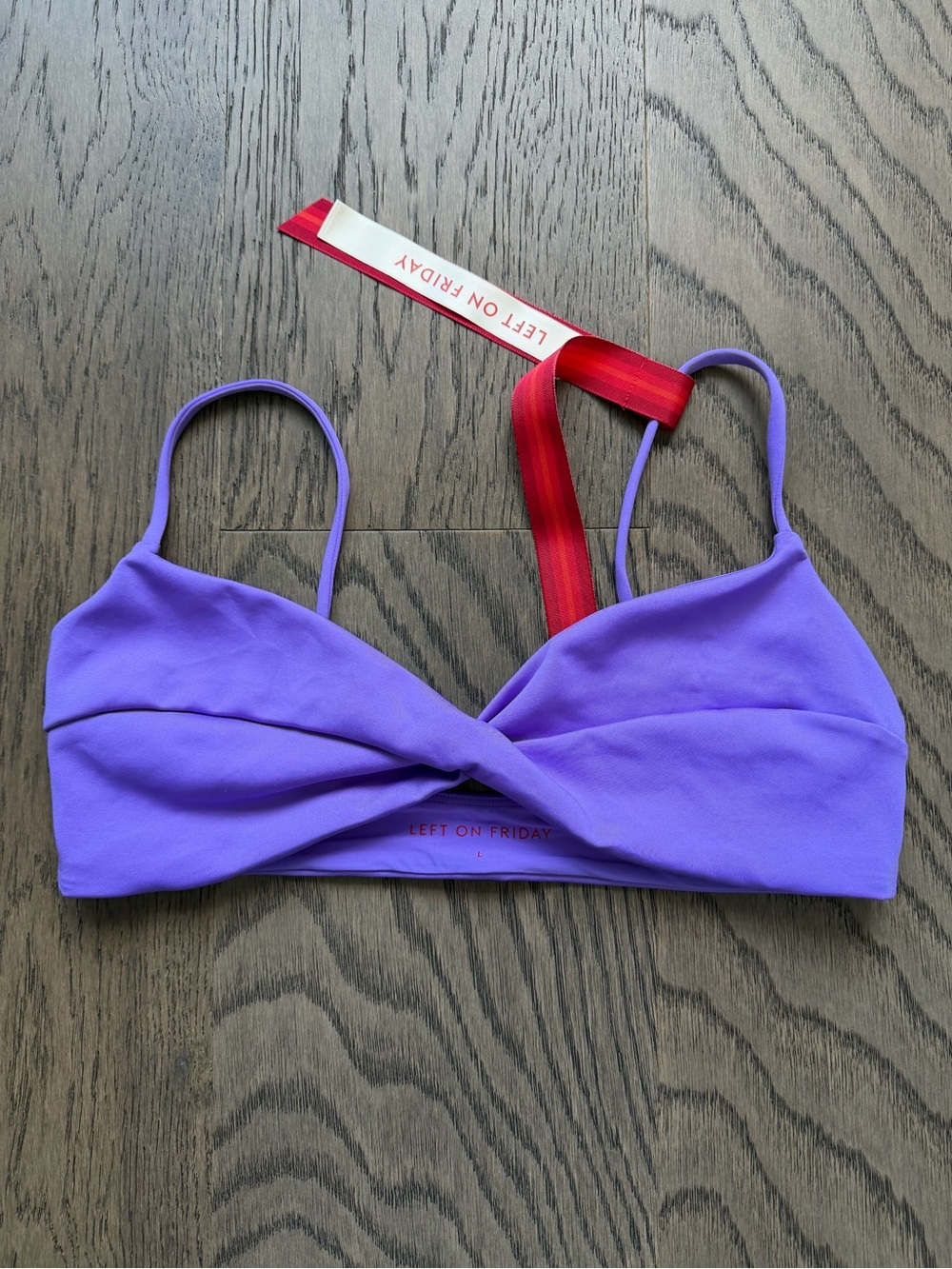 NWT Left On Friday Wave Swim Top, Size Large